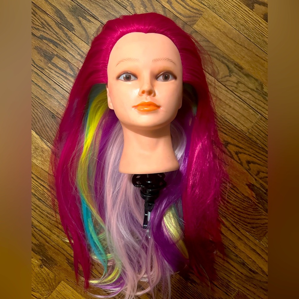 Rainbow styling Head